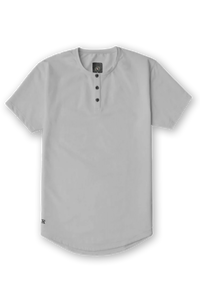 Henley Curved Hem