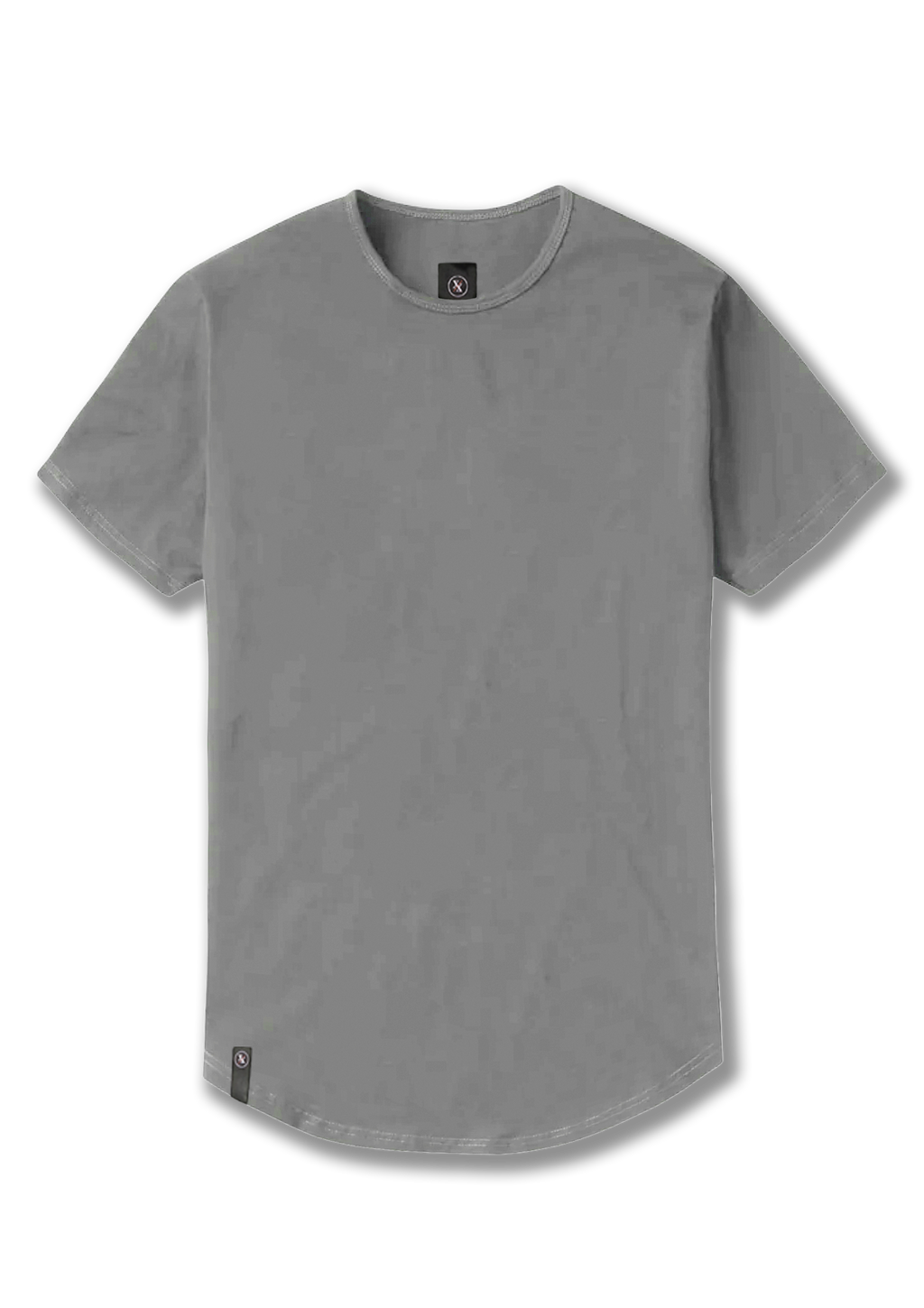 Gray Crew Shirt | Men's Curved Hem T-Shirt | Ten 10 Apparel – Ten