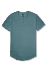 Henley Curved Hem