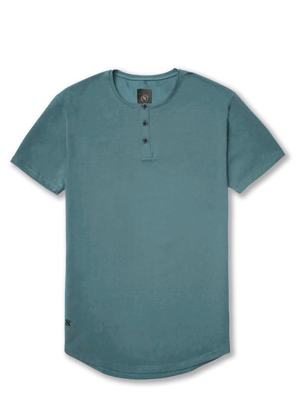 Henley Curved Hem