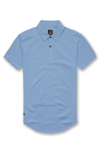 men's oasis blue stratus polo product picture from ten 10 apparel