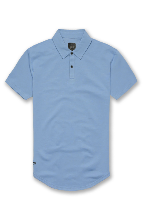 men's oasis blue stratus polo product picture from ten 10 apparel