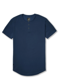 Henley Curved Hem