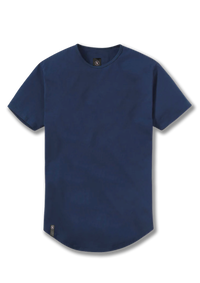 Dark blue, Navy colors short sleeve drop cut mens shirt from Ten/10 Apparel