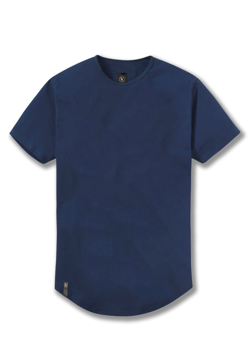 Dark blue, Navy colors short sleeve drop cut mens shirt from Ten/10 Apparel