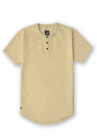 mens light beige curved hem high quality shirt product picture from ten10 apparel