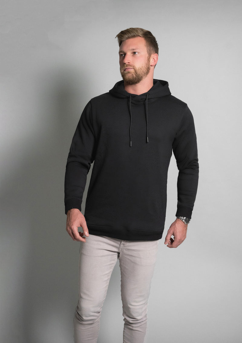 Ten10 apparel black classic hoodie made for your lazy days or your most productive days | Cortex Hoodie for men