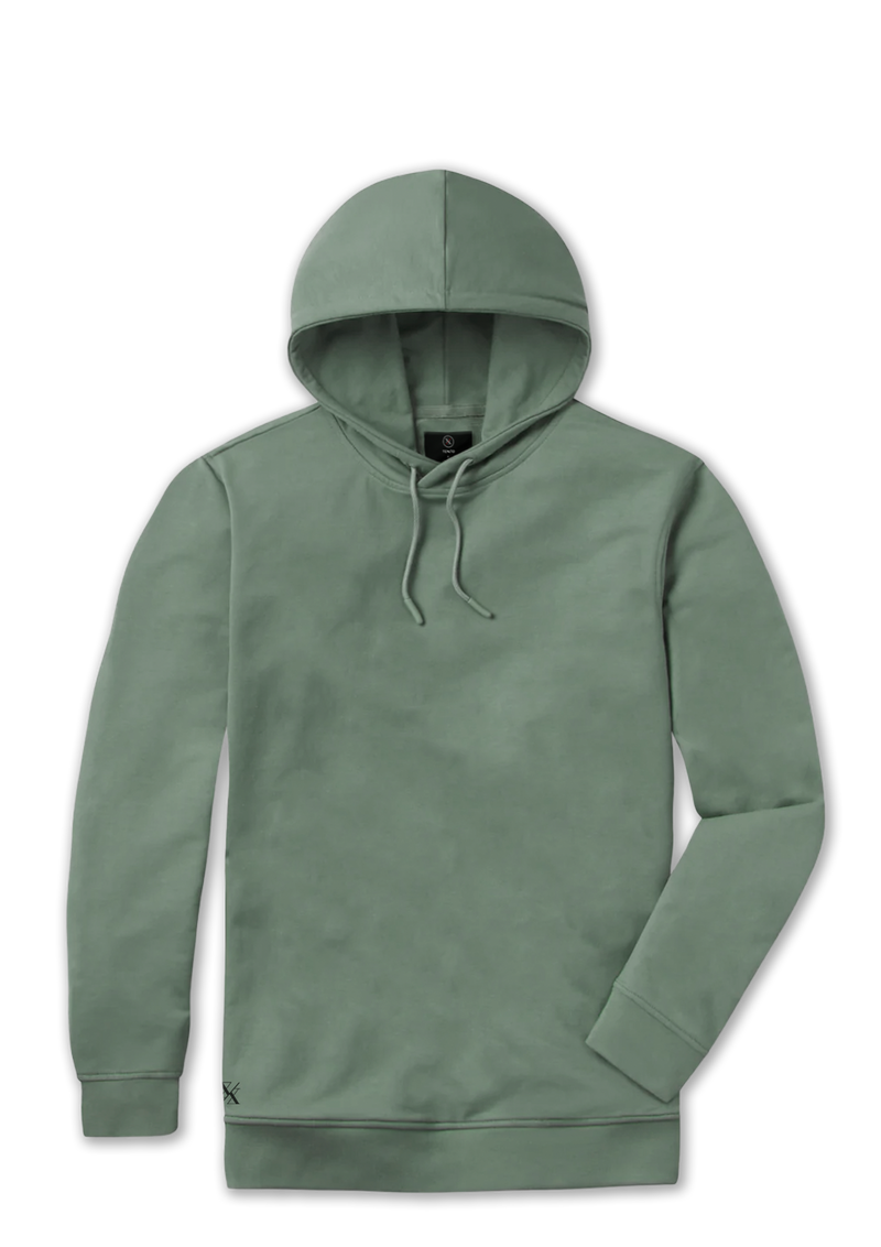 Light green aloe heavy weight hoodie from Ten/10 Apparel