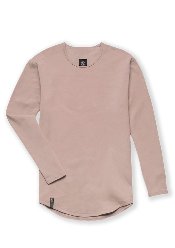 light desaturated pink long sleeve mens shirt product picture from Ten10 apparel