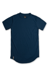 Dark blue, Navy colors short sleeve drop cut mens shirt from Ten/10 Apparel